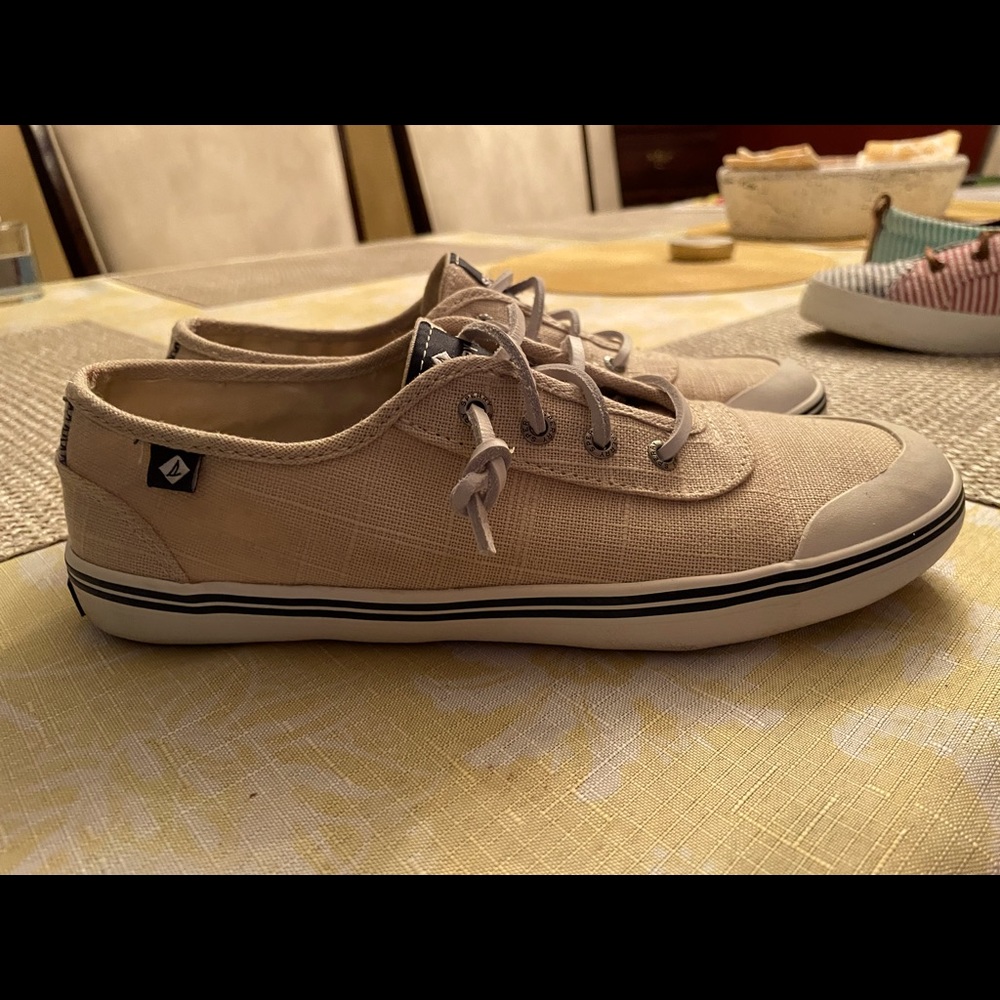 Sperry Womens Canvas Memory Foam Sneaker